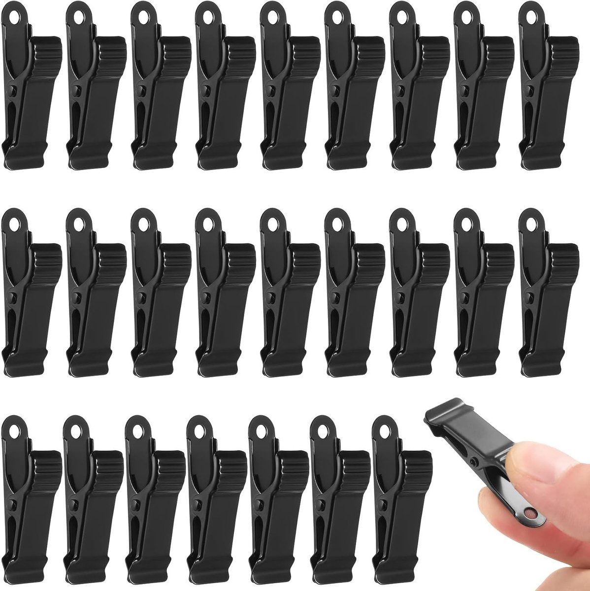 25 Stuks Mini Krokodillenclips van Metaal voor Huis en Werk, Ideaal voor Foto's, Gordijnen en Creatieve Klussen