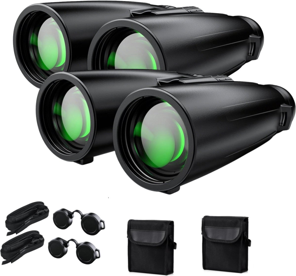 Usogood Verrekijker voor Volwassenen & Kinderen – Spotting Scope Telescoop 15x56 – Met Standaard Statief/L-Beugel/Standaard Mobiele Telefoonklem – Vogel Spotten, Reizen, Jagen - 2Stuks