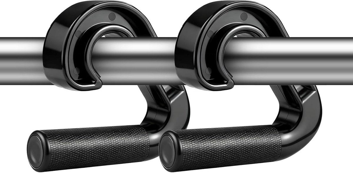 Ergonomische Fitness Handgrepen voor Pull-Up Bar, Antislip Silicone, Ideaal voor Krachttraining en Thuis Gym Accessoires