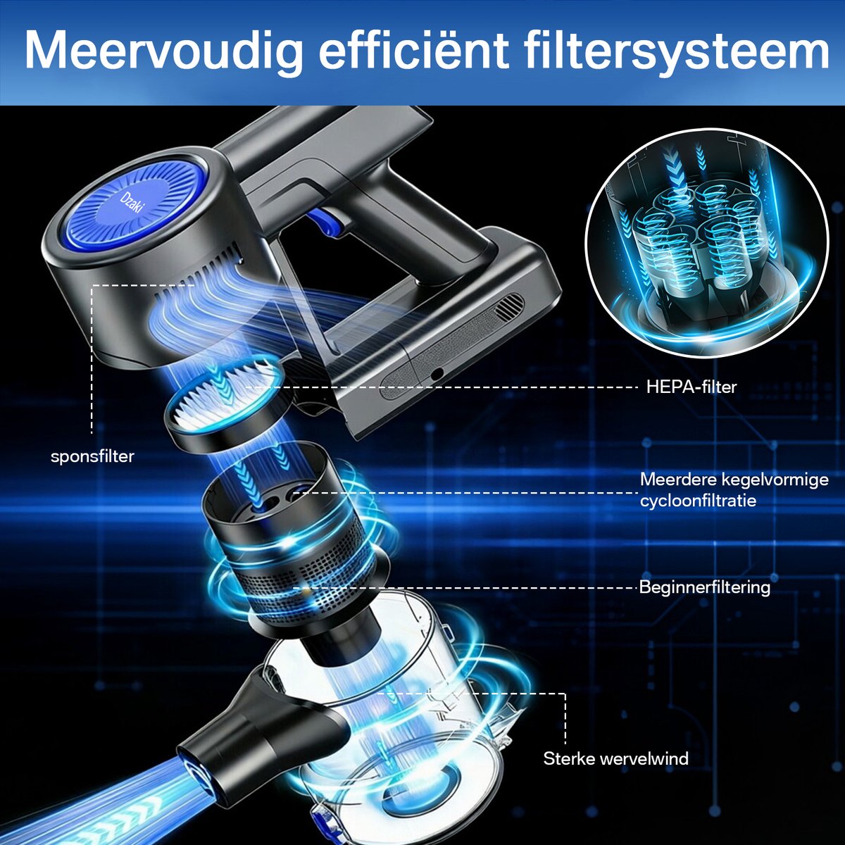 Grenintol Grenintol S5P Draadloze Stofzuiger - afbeelding 4