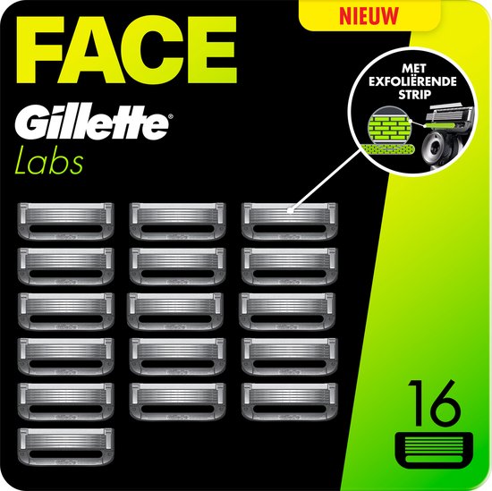 Gillette Labs Scheermesjes voor Mannen - van de makers van Gillette Fusion - 16 stuks