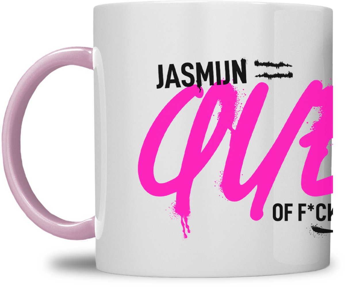 Queen mok | gepersonaliseerd | Queen of f*cking everything | Roze