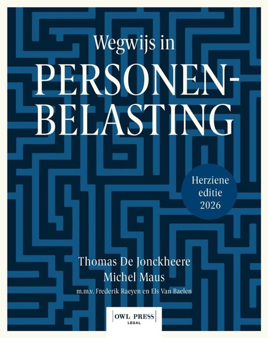 Wegwijs in personenbelasting - cover