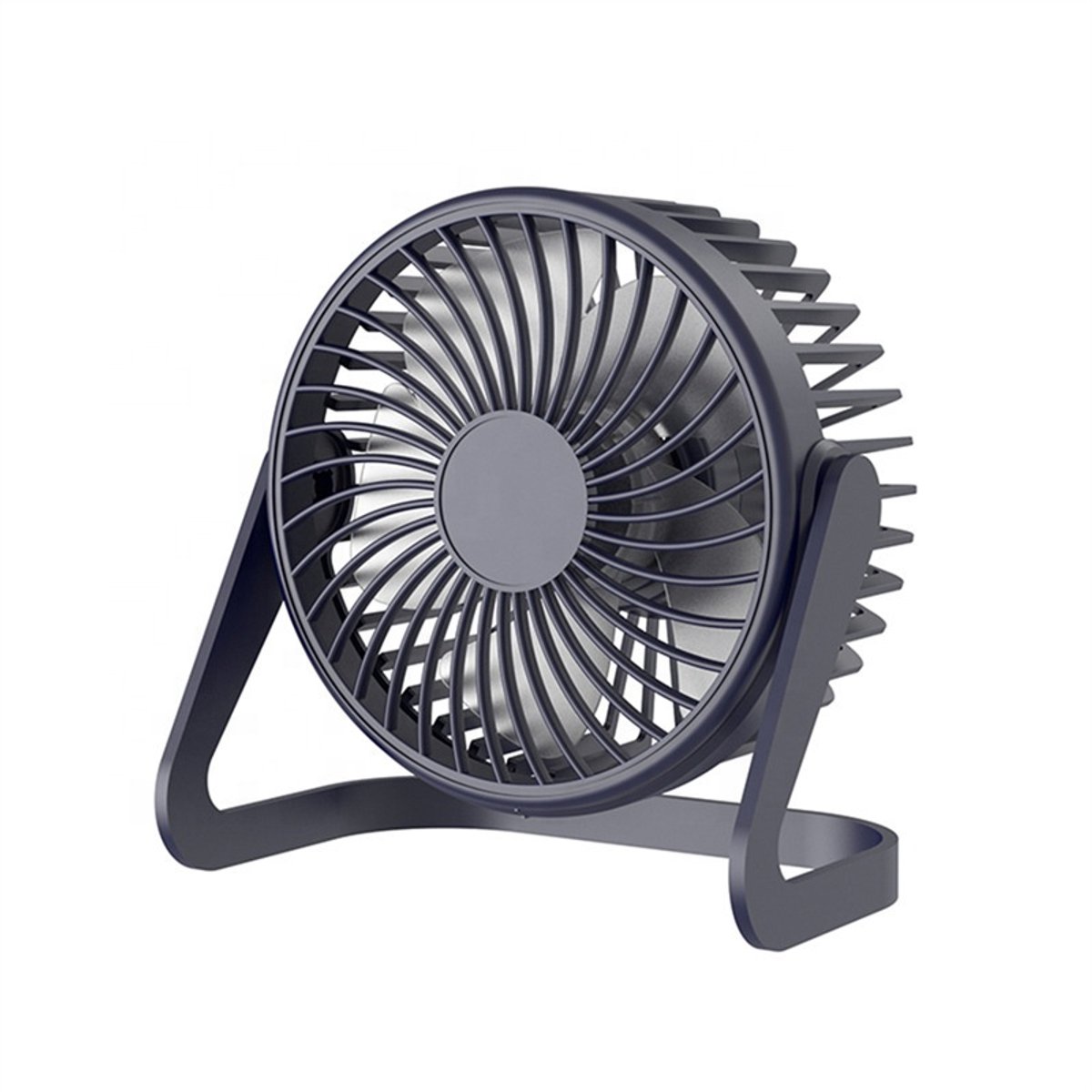 Tafelventilator - Desktopventilator - 360 kantelbaar - Oplaadbaar - USB C - Ø13