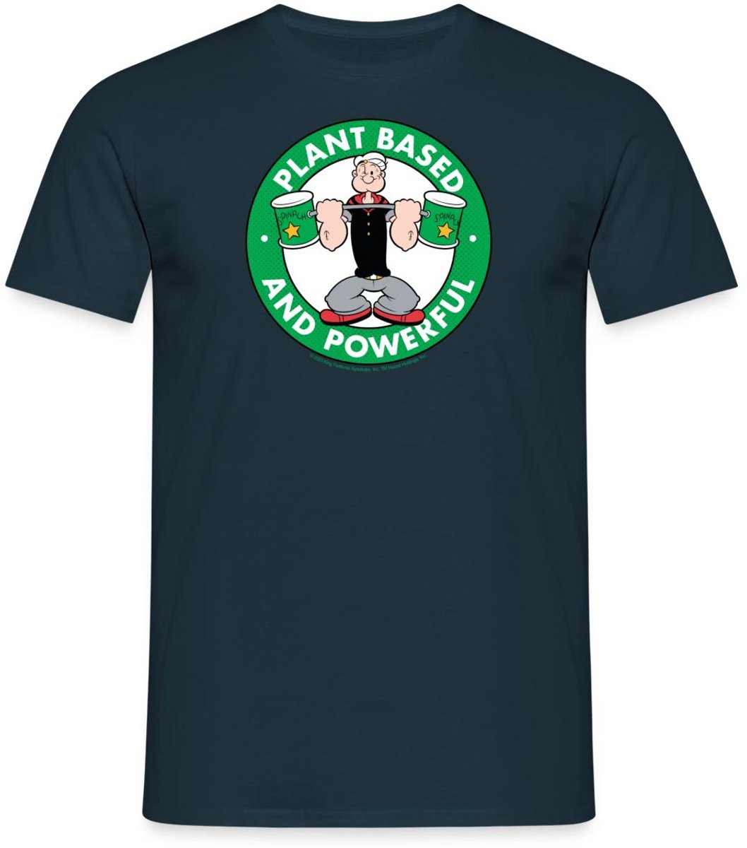 Popeye Plant Based And Powerful T-Shirt Heren