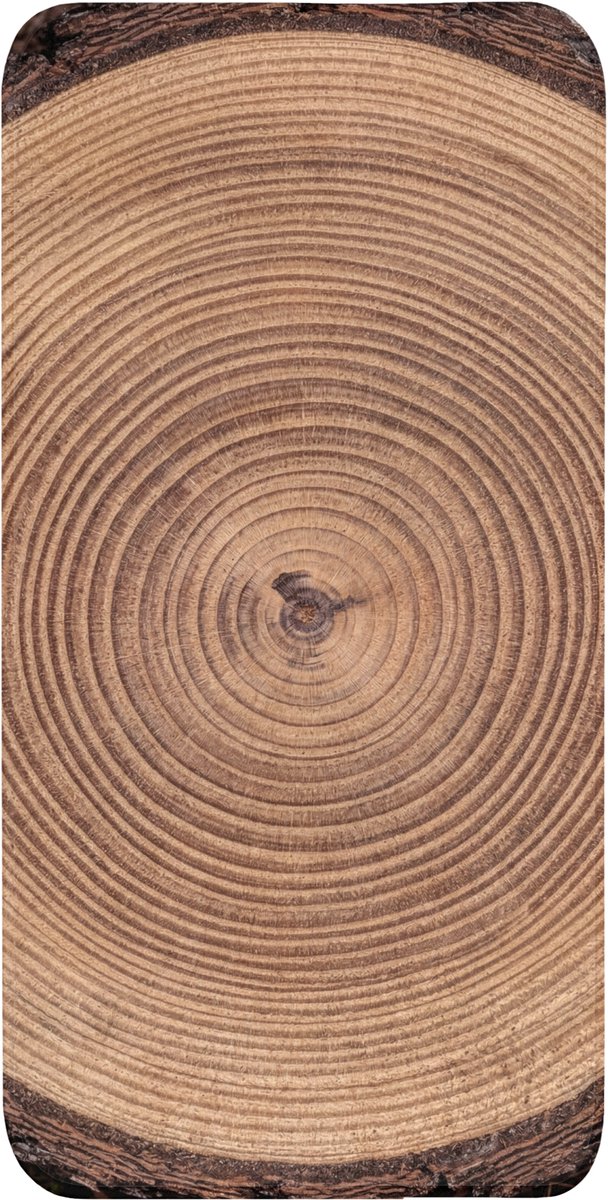 Badmat 60x120 cm - Antislip - Boomstam - Hout - Bruin - Badmatten voor badkamer - Badkamermat - Douchemat - Badkamer mat
