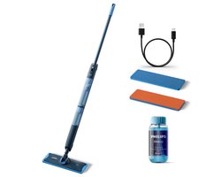 Philips OneUp Elektrische Dweil 5000 series XV5113/01 + Extra oranje dweilpad - Dweilsysteem - Vloerreiniger - Vuil water opzuigen - 2 standen - 70min dweilen - Geen emmer nodig