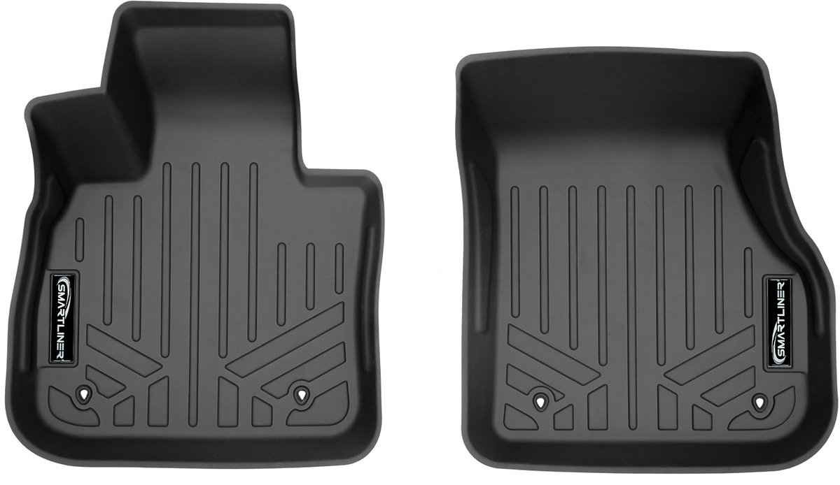 Smartliner 3D Automatten Voorrij voor BMW X1 (28i) 2015-2022, BMW X1 (28i) (M35i) 2022-, BMW X2 (28i - M35i) 2018-2023, Zwart, Precisiepasvorm, Weerbestendig, Antislip Oppervlak