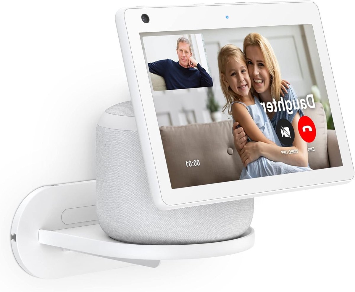 Muurbeugel voor HomePod en Show 10 - Universele Beugel voor Speakers, Wit, Ideaal voor Thuisgebruik