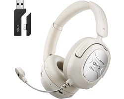 OXS Storm A2 ANC Draadloze Gaming Headset - Wit
