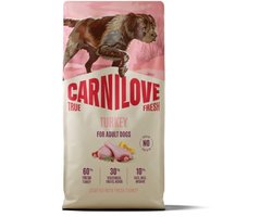CARNILOVE TRUE FRESH - Dog - Turkey for Adult All Breeds 12 kg