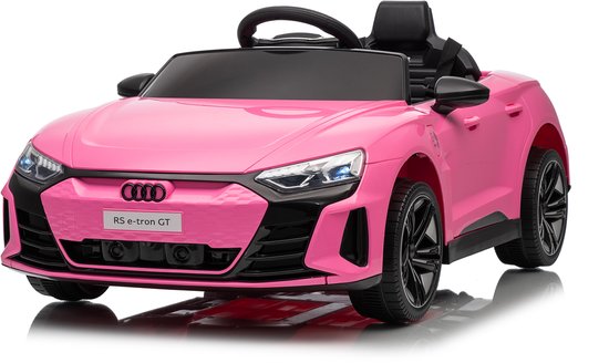Audi RS E-tron - Elektrische Kinderauto 12V - Met Afstandsbediening - 1 tot 4 jaar - Roze