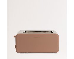 CREATE - Broodrooster voor breed brood - Mokka - Groot - TOAST RETRO
