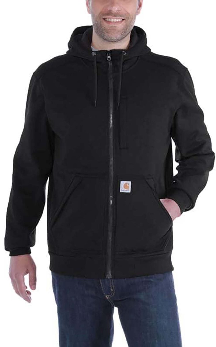 Carhartt Wind Fighter Hooded Sweatvest Heren Zwart