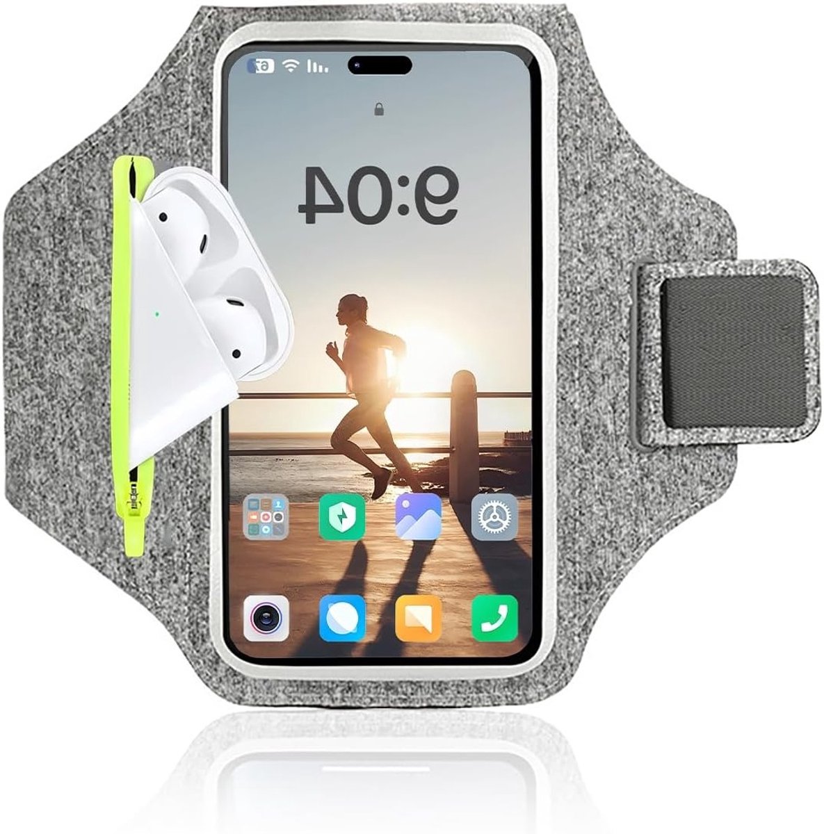 Zweetbestendige Armhouder voor Telefoon tijdens Hardlopen, Joggen en Fitness - Geschikt voor iPhone 15/14/13/12 Pro Max en Andere Smartphones