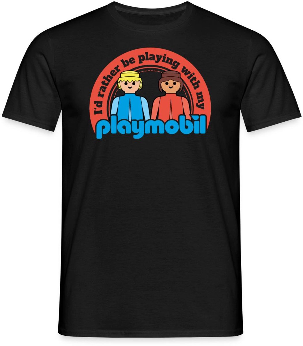Playmobil Logo Voor Playmobil Liefhebbers T-Shirt Heren