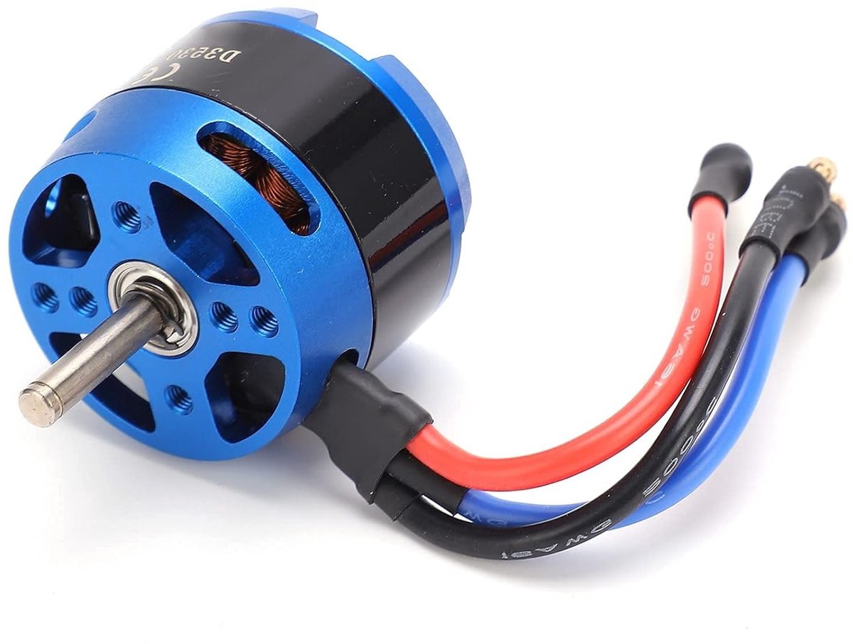 Duurzame en Efficiënte Borstelloze Motor voor RC Vliegtuigen en Drones, Geschikt voor Modelbouw en Hobbygebruik