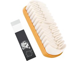 Complete set voor het reinigen van suède schoenen, inclusief borstel en gum, multifunctionele matte suède reinigingsset voor nubuck en leerzorg