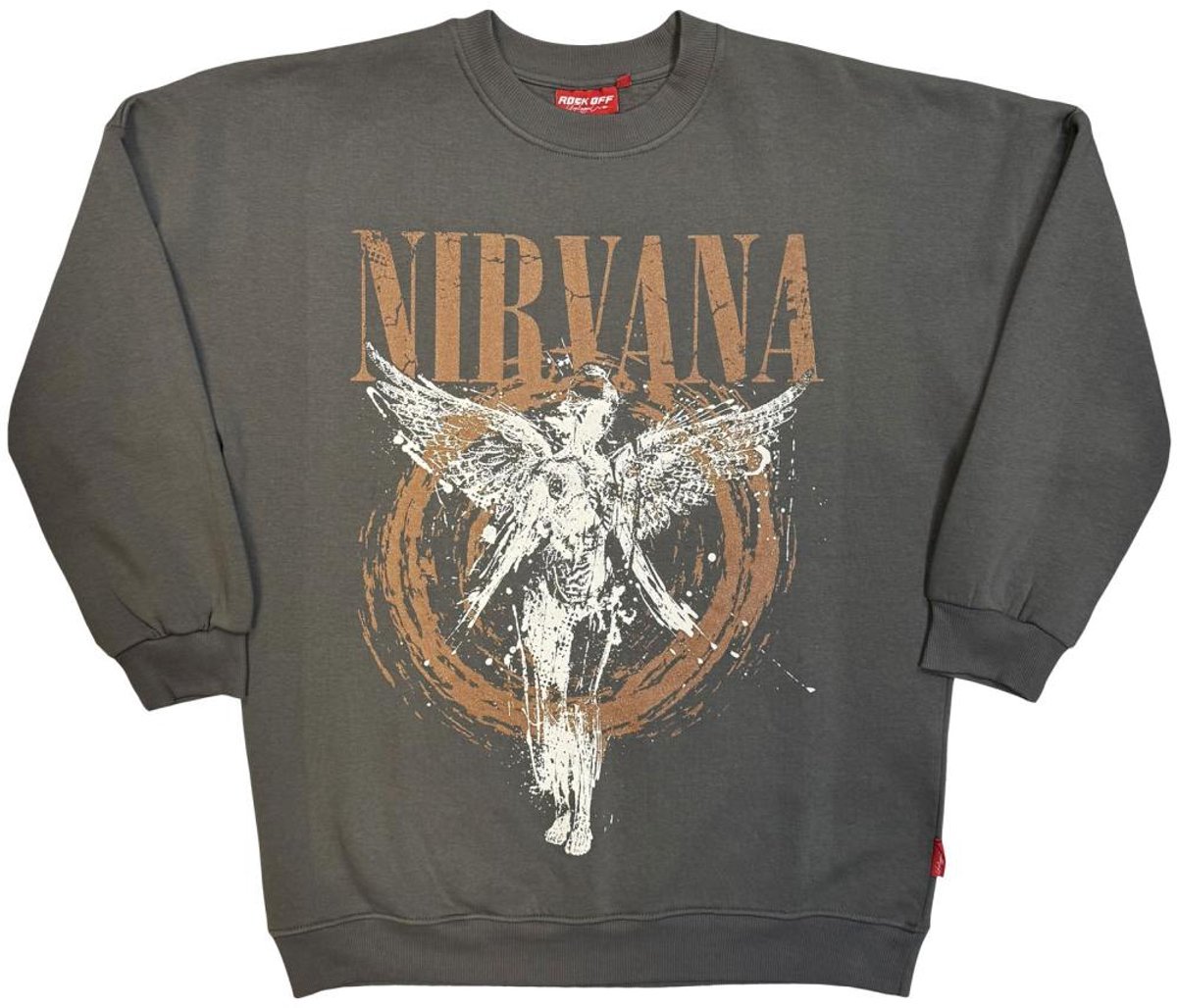 Nirvana - In Utero Angel Circle Sweater/trui - L - Grijs