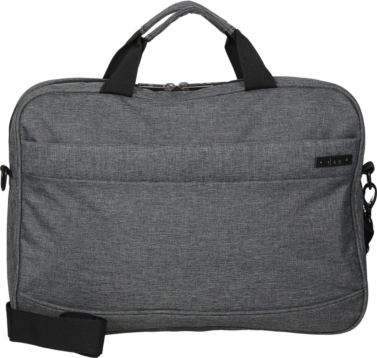 D&N Basic Line - Aktetas 43 cm Polyester (grau)