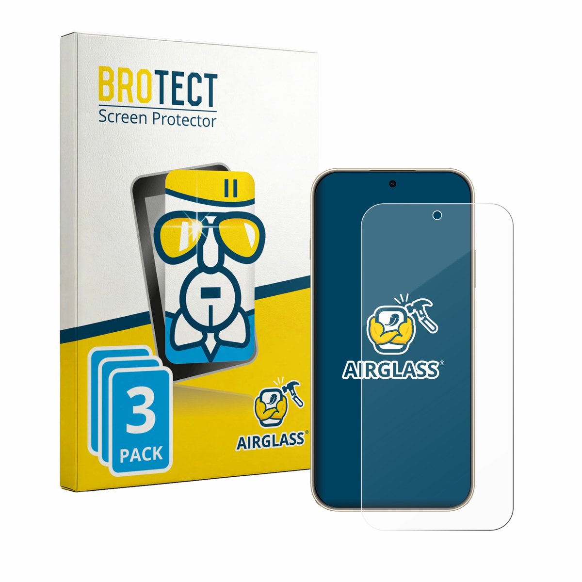 Screenprotector 3 Stuks voor Huawei Enjoy 90 Pro Max Beschermglas transparant