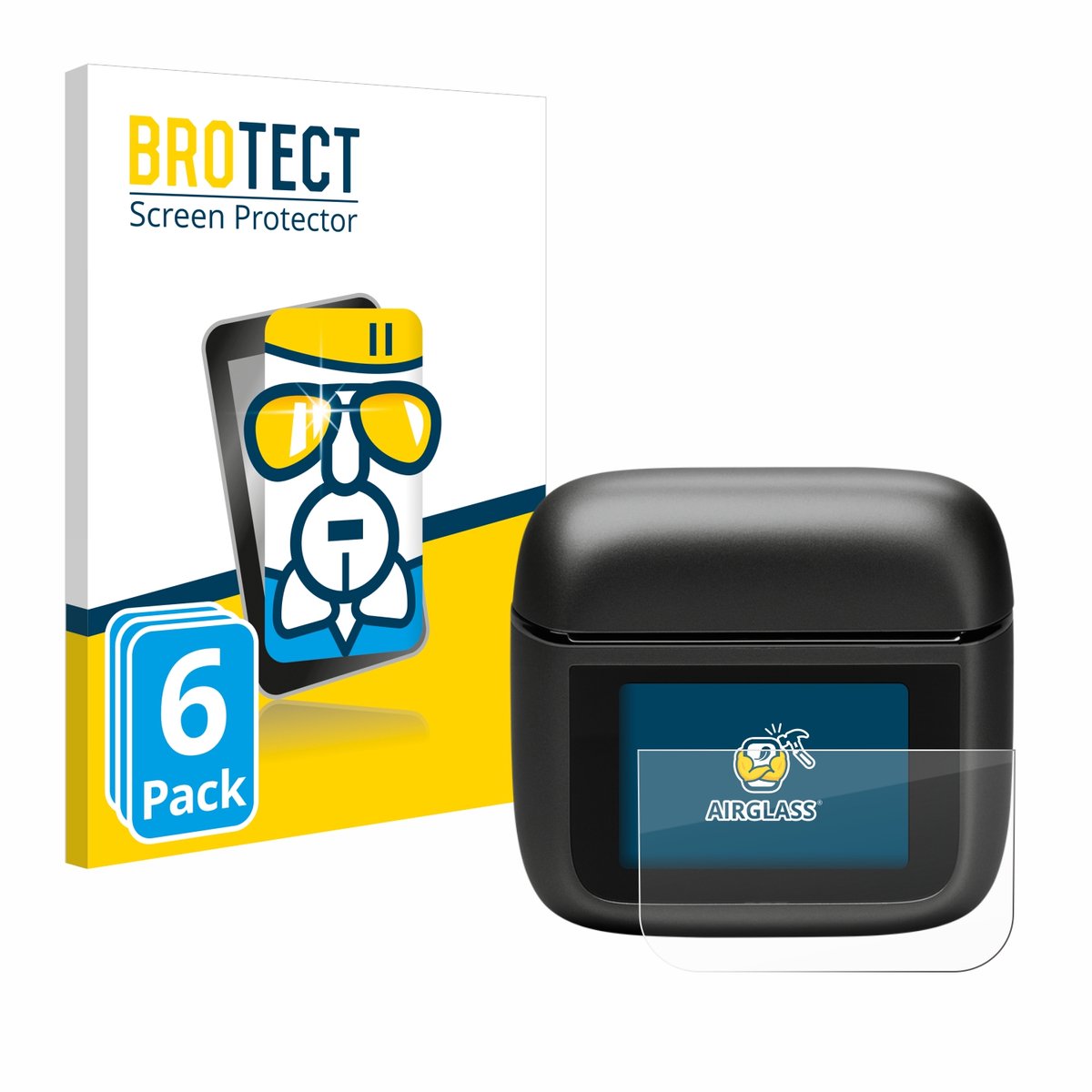Screenprotector 6 Stuks voor JBL Tour Pro 3 Beschermglas transparant