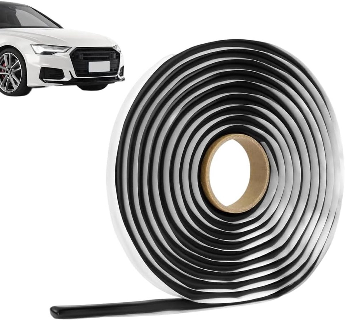 Zelfklevende Butyl Tape 8 m x 4 mm - Waterdichte Sealing Tape voor Koplampen, Ramen en Voorruit met Hoge Hechting