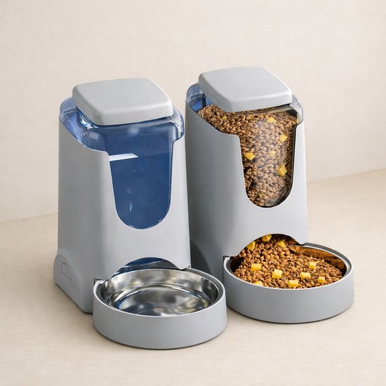 RVS Voerbak voor Katten Basic 12cm 190ml