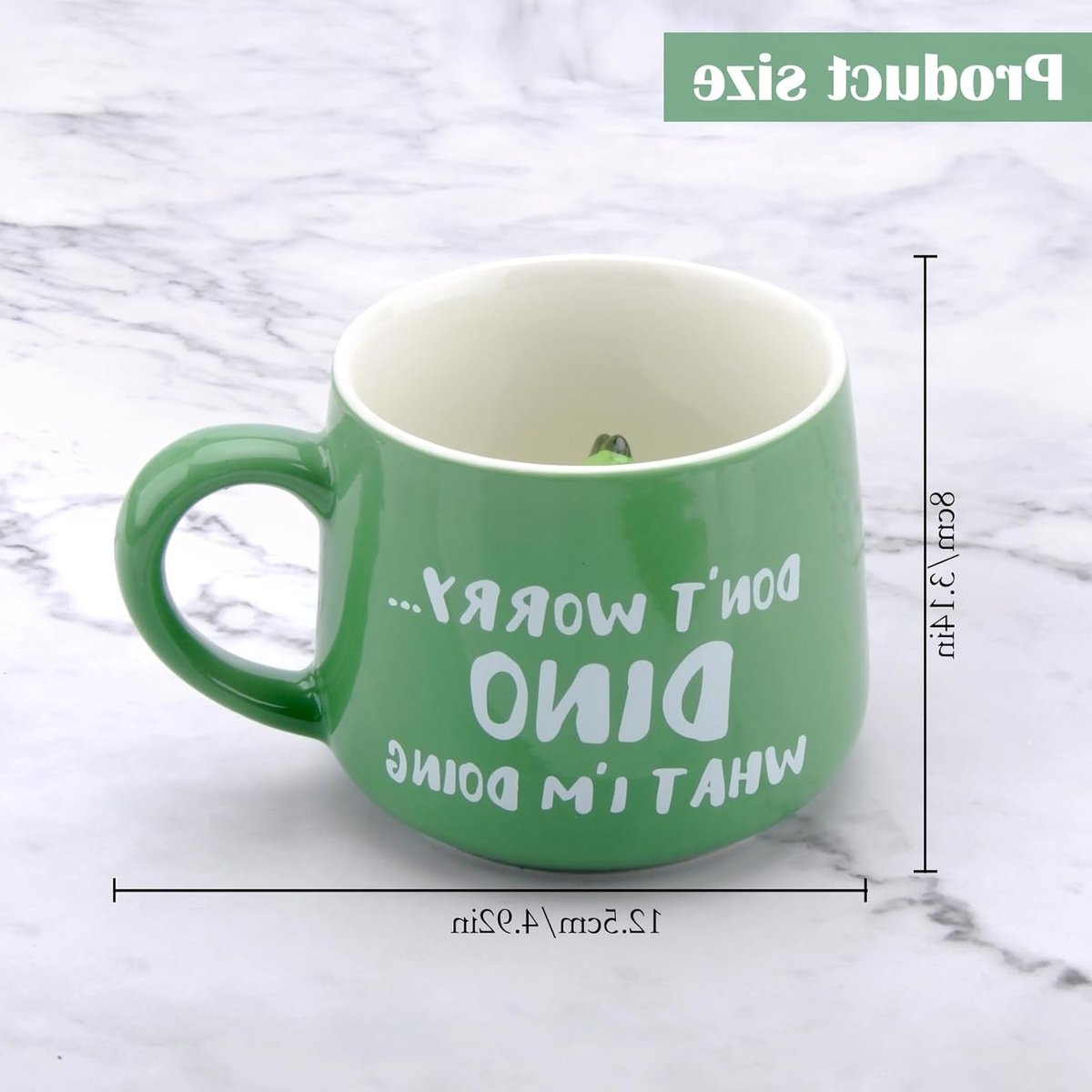 3D Dinosaurusschenker, 350ml Keramische Mokken voor Koffie en Thee, Leuke Dieren Mokken, Originele Cadeaus voor Kinderen en Vrienden