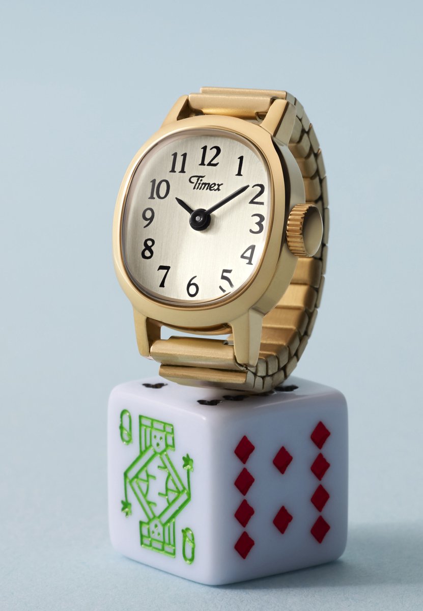 Timex Cavatina Mini Quartz Analoog Horloge Gold Tone Kast: 100% Roestvrij Staal | Armband: 100% Roestvrij Staal 16 mm TW2Y70700AJ, TW2Y70800AJ, TW2Y77200AJ