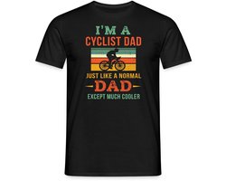Cyclist Dad | Fietser Vader T-Shirt Heren