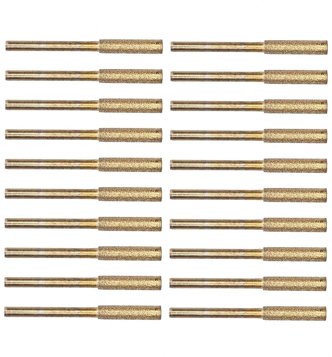 20 Stuks Diamant Kettingzaag Slijper - Professionele Slijper voor Kettingzagen, Slijpen en Schuren (4.8mm)