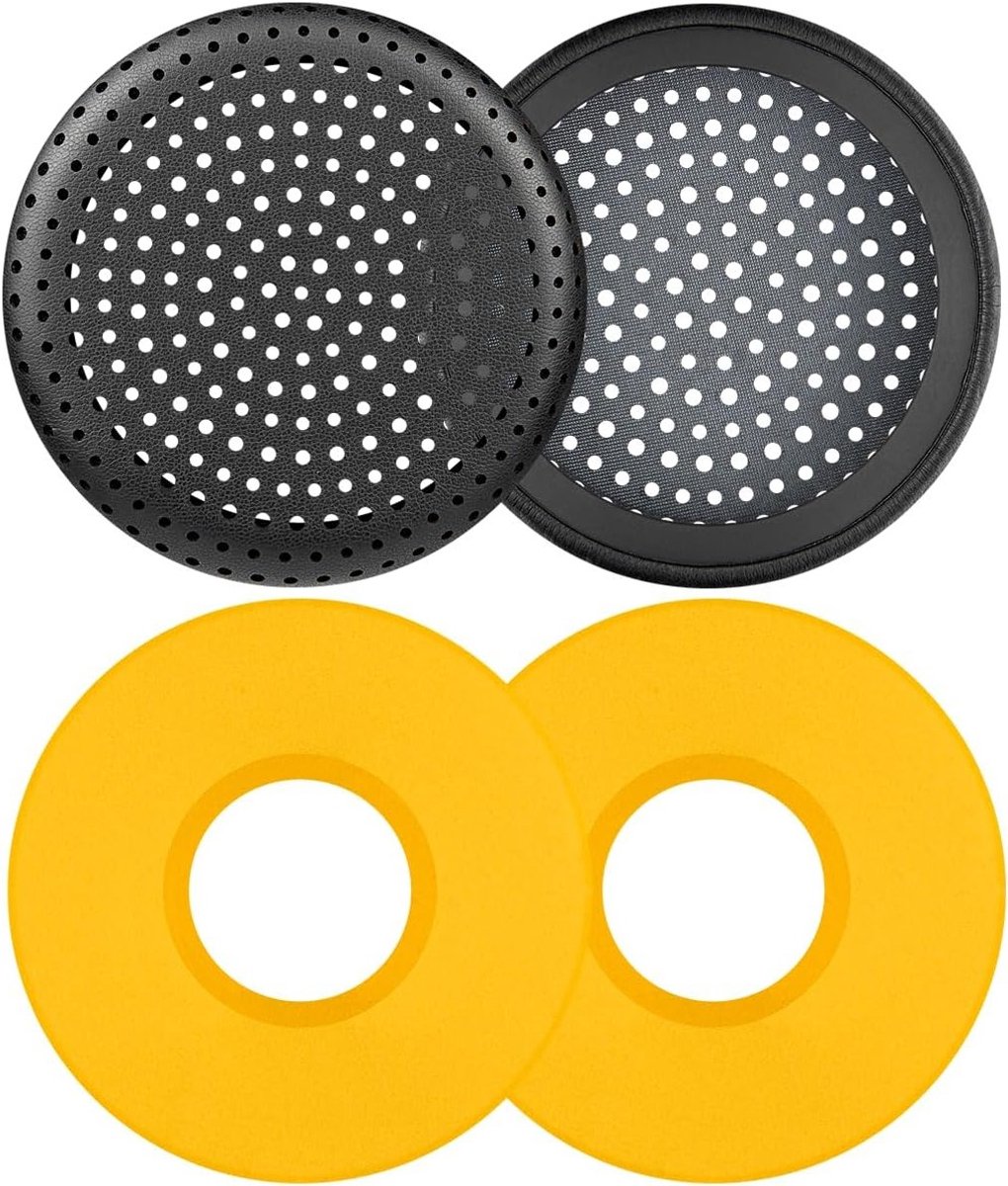 Vervangende Oorkussens voor Grado Hoofdtelefoons - Zachte Earpads van Hoogwaardige Kunstleer en Schuim voor Comfort en Geluidsisolatie