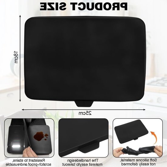 Dailygoods- Displaybescherming Siliconen - Waterdicht - Stofdicht - Anti-krassen - Keukenmachine Accessoire - 360° Bescherming - Displayhoes van Dailygoods — afbeelding 5