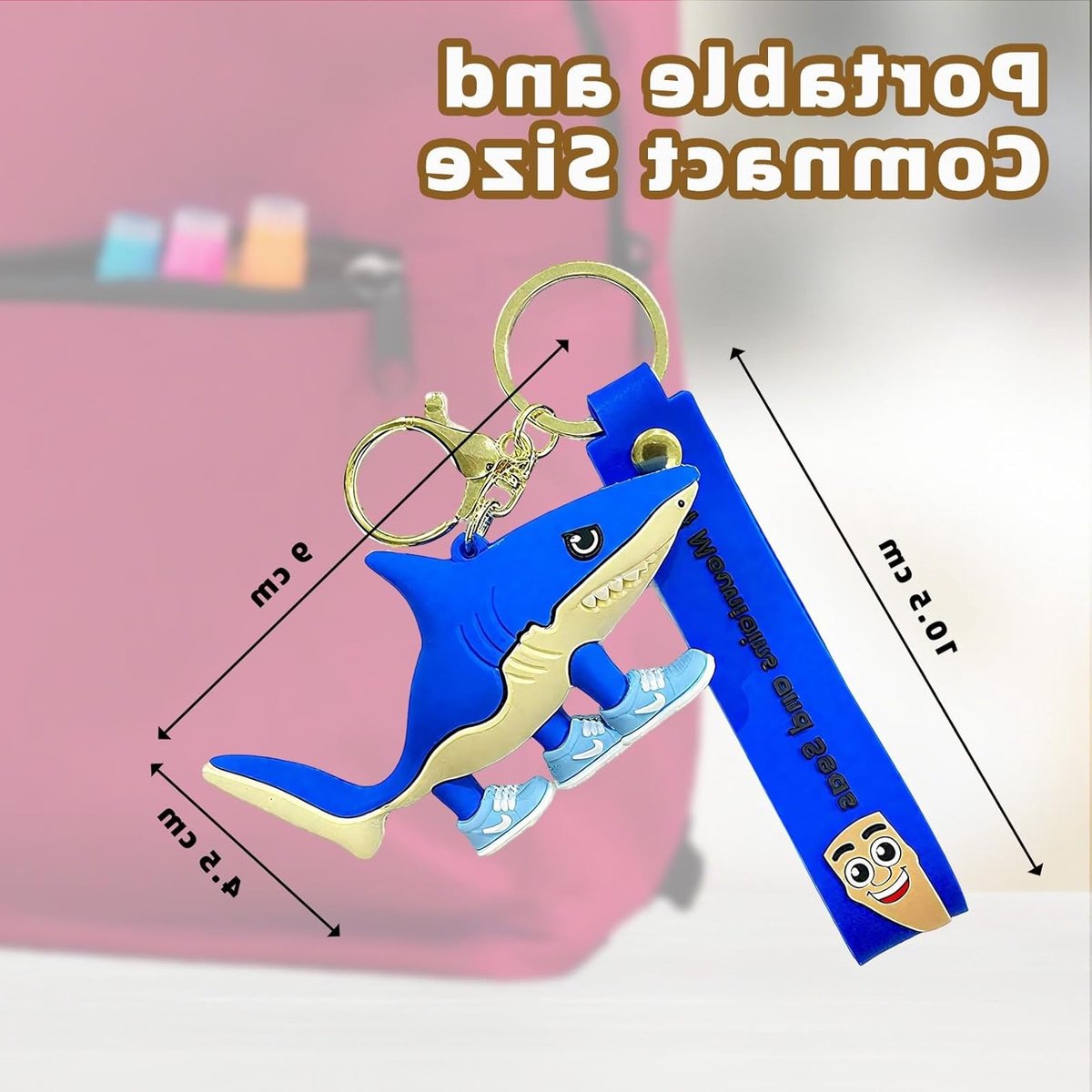 Set van 3 Dieren Sleutelhangers voor Kinderen, Creatieve Figuren, Perfect voor Cadeaus en Verzamelingen