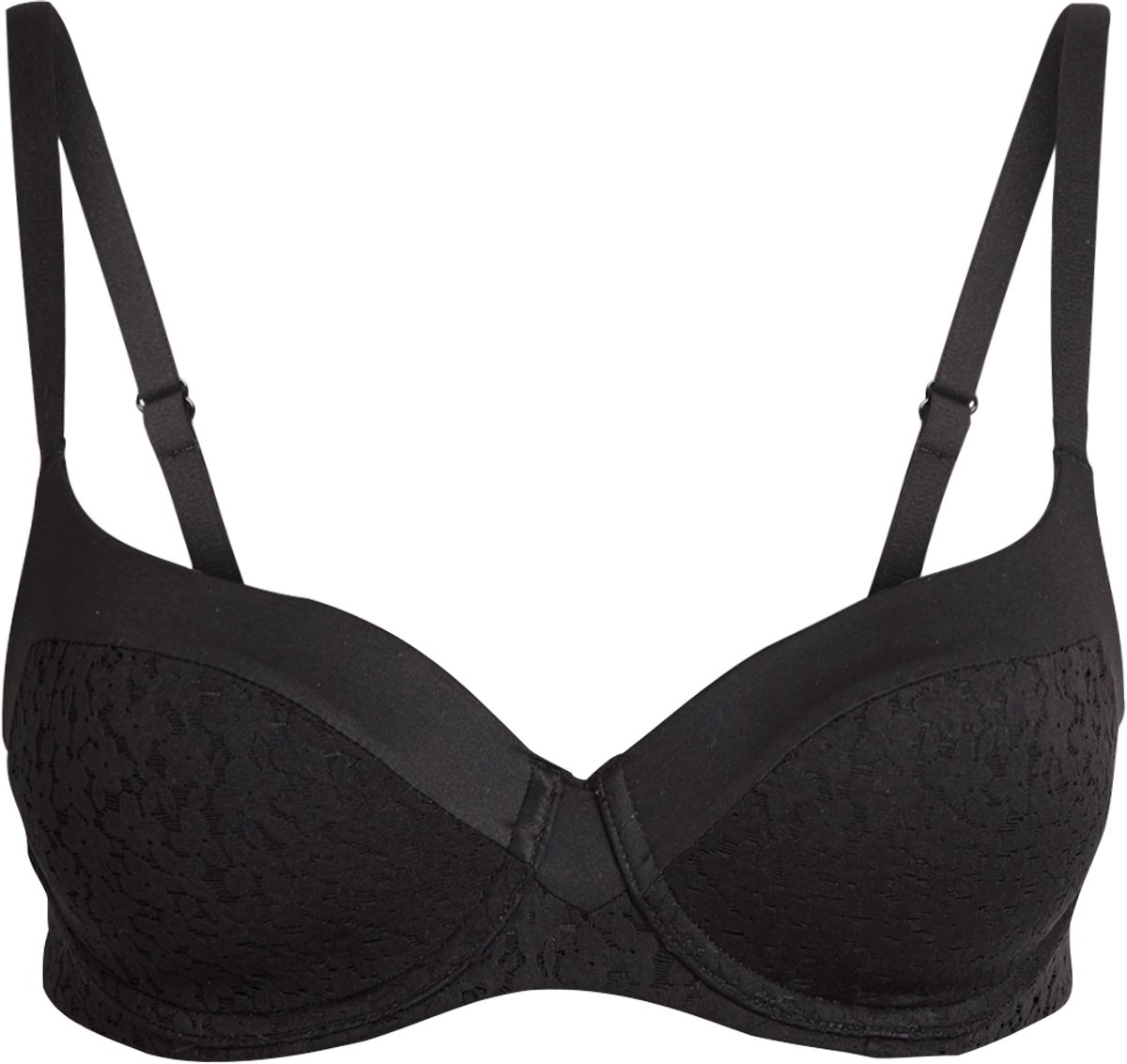 Chantelle - Norah - T-Shirt BH - Bedekkend - Soft Feel - ZWART