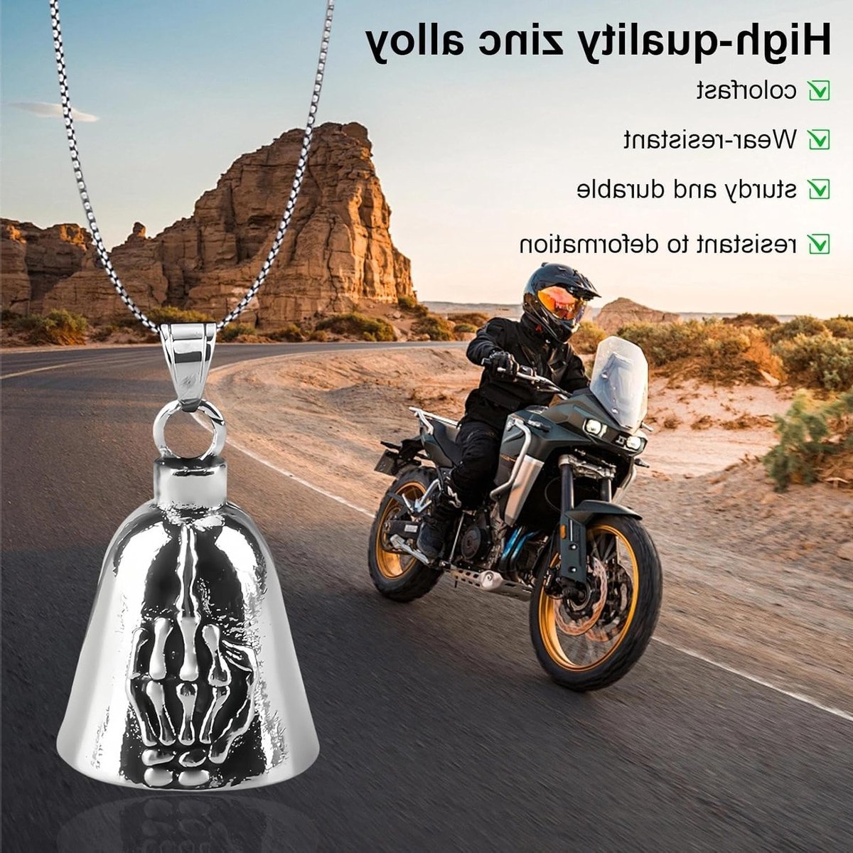Universele Moto Kampeeltje Zinklegering, Grijs Zilver Klok voor Motorfietsen en Fietsen met Hoge Precisie en Duurzaam Ontwerp