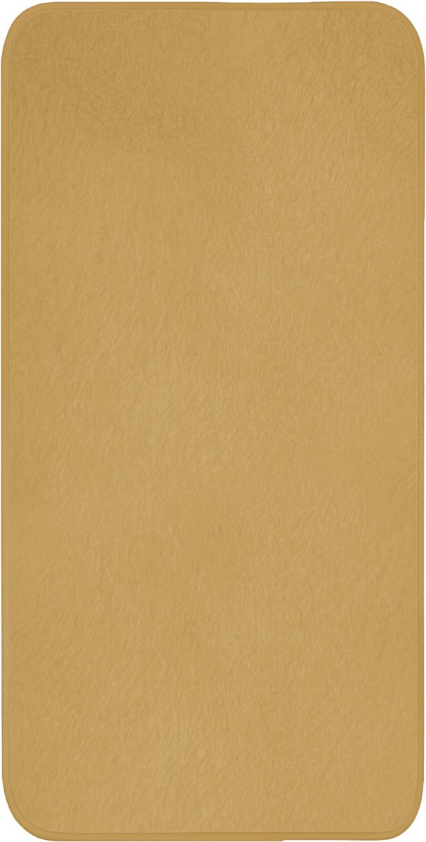 Badmat 60x120 cm - Antislip - Okergeel - Kleur - Herfst - Geel - Effen - Kleuren - Badmatten voor badkamer - Badkamermat - Douchemat - Badkamer mat