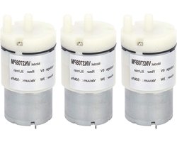 Set van 3 Mini Luchtpompen voor Aquaria - Stille Micro Waterpomp en Vacuüm voor Visvoer en Watercirculatie