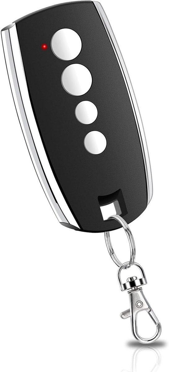 Afstandsbedieningpoort voor garagedeur, compatibel met STYLO2K en STYLO4K, 4 kanalen, 433 MHz rolcodes, eenvoudig in gebruik
