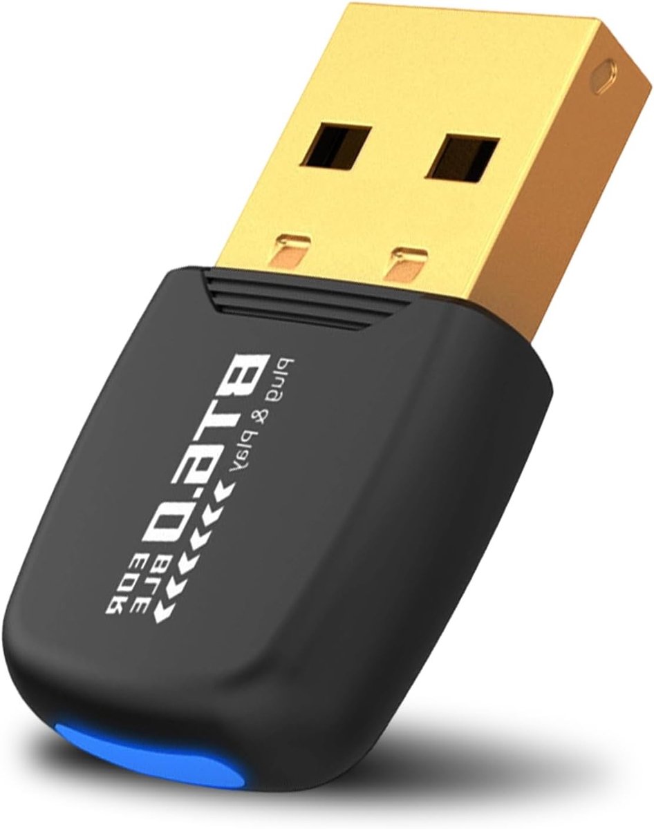 Bluetooth Dongle 6.0 voor PC - EDR Draadloze Adapter voor Laptop, Headset en Audioapparaten