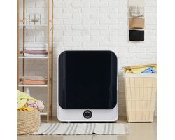 Afvoerdroger 3 Kg - Compacte Trommeldroger Met 5 Programma's, Wandmontage, Oververhittingsbeveiliging - Wit