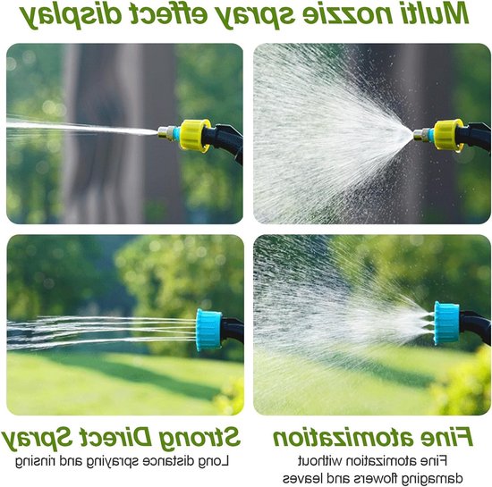 Brenzoos - Electric Plant Sprinkler - Draagbare Water Sprinkler - 5 Liter - Verstelbare Nozzles - Ideaal voor Tuin en Gazon - Efficiënt Onkruidbestr.. — afbeelding 2