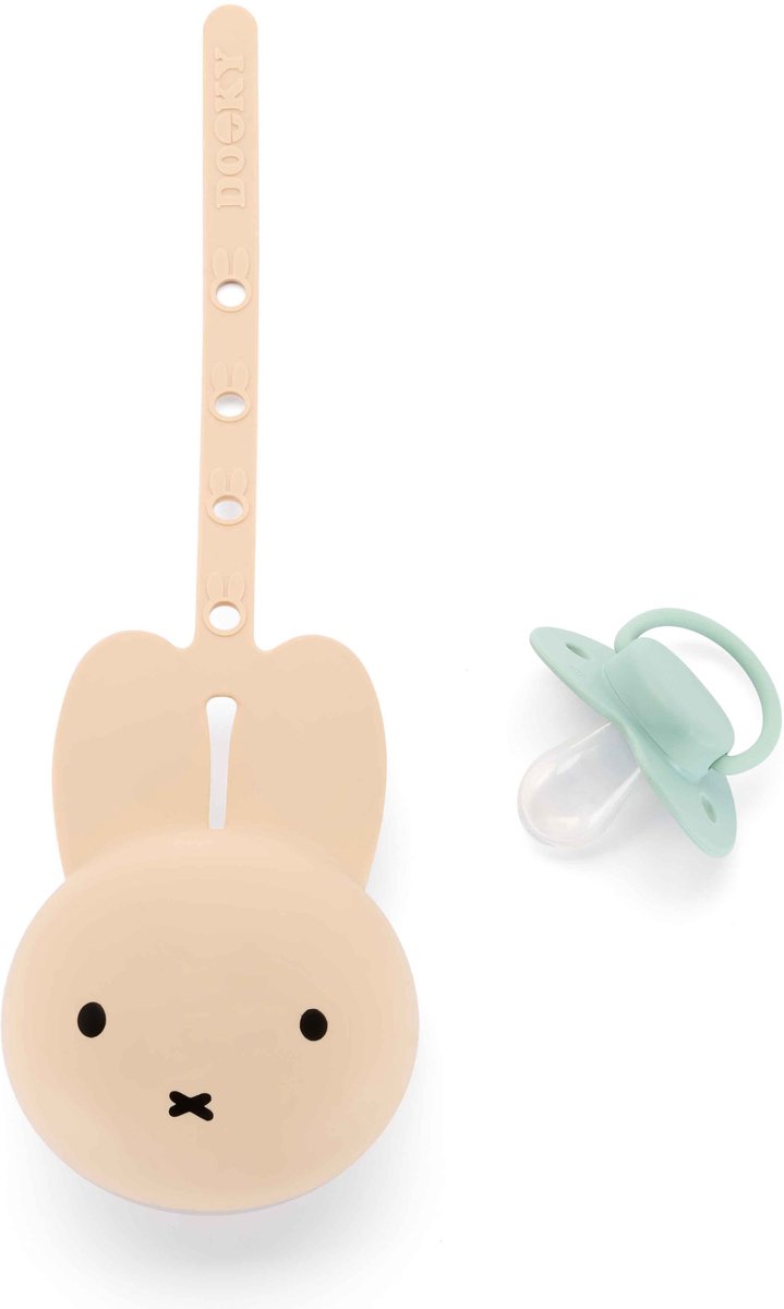 Dooky nijntje Silicone Speen Case – Hygiënische Speenhouder van BPA-vrij Siliconen – Vaatwasserbestendig & Flexibel – Voor Tas of Buggy