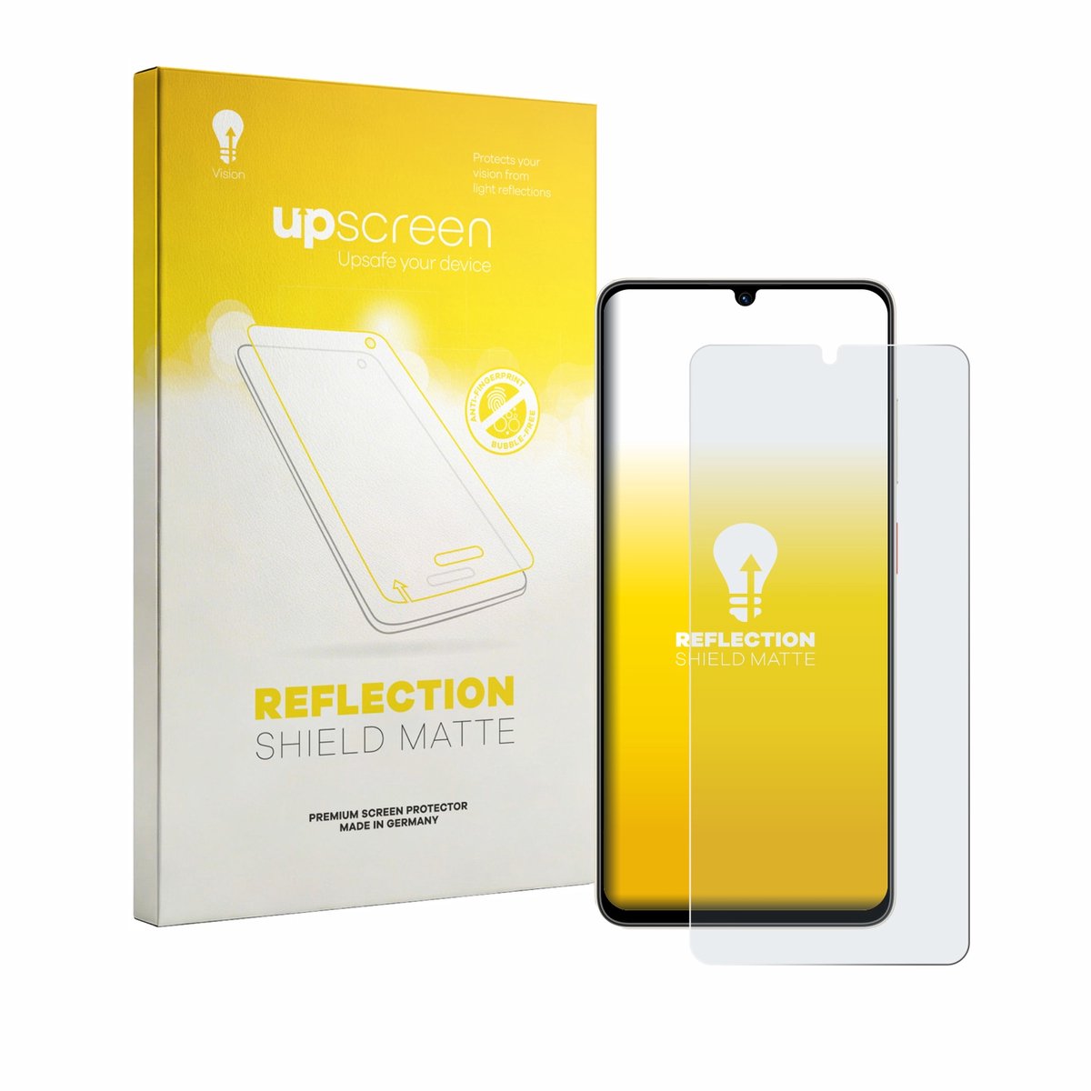 upscreen - Screenprotector voor ZTE Blade A56 - Folie Beschermfolie anti glare matte