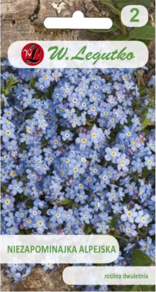 W.Legutko - Alpen vergeet-me-nietje – blauw