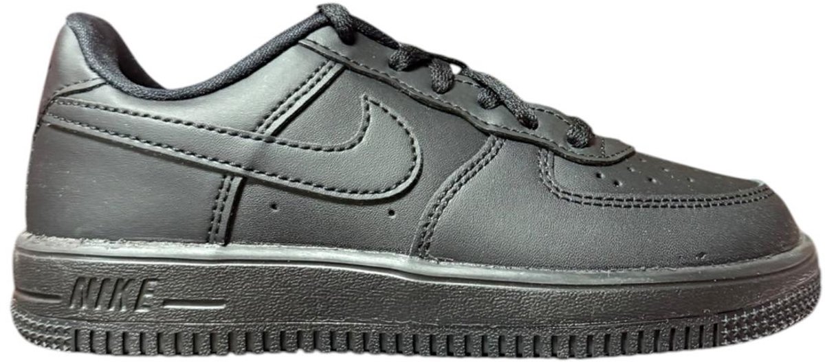 Nike Force 1 Low Lace Sneakers Kids Zwart