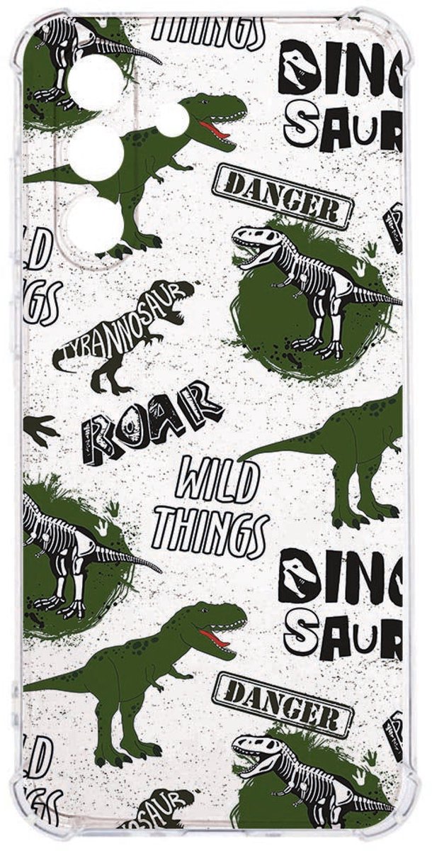 TPU Backcover Samsung Galaxy A57 Dinosaurus Valbestendig