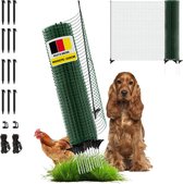 Filet de clôture pour chiens, chats, Kip ou petits Animaux domestiques - 110 cm de haut - 15 m de long - FIX - Filet mobile