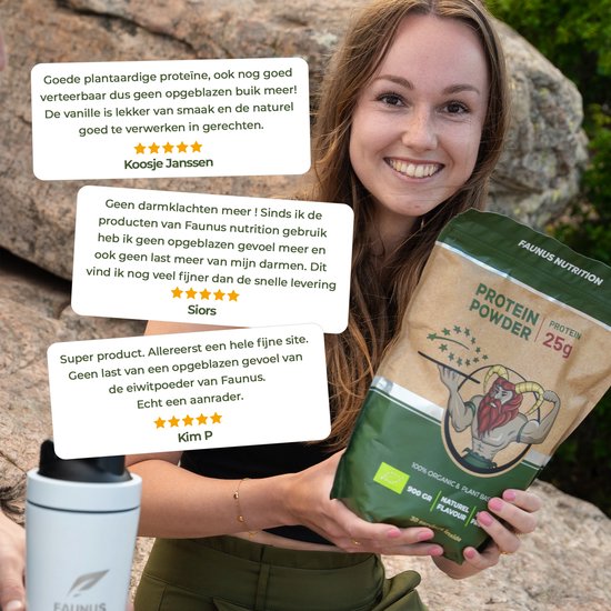 Biologische Plantaardig Proteïne Gefermenteerd - Naturel - 210 gram sample verpakking - Pesticide vrij - Vegan Protein - eiwitshakes — afbeelding 2